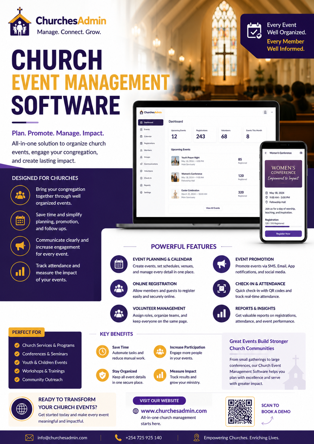 Church Event Management Software