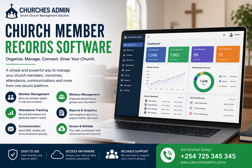 Church member records software