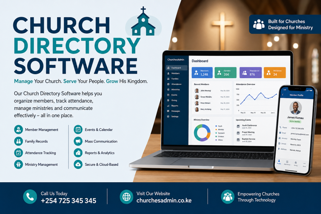 Church directory software