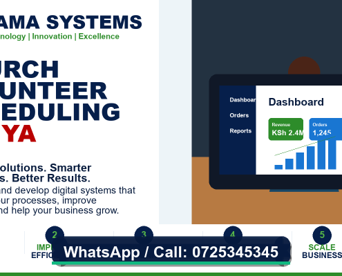 Church Volunteer Scheduling Kenya by ChurchAdmin - Call 0725345345