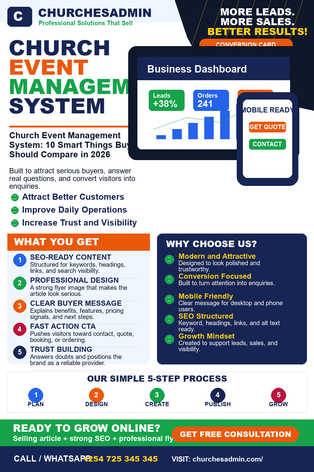 Church Event Management System