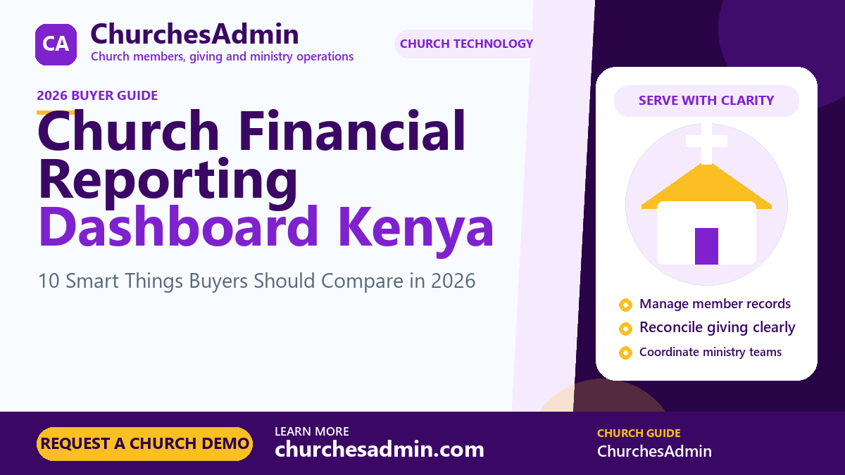Church Financial Reporting Dashboard Kenya by ChurchesAdmin