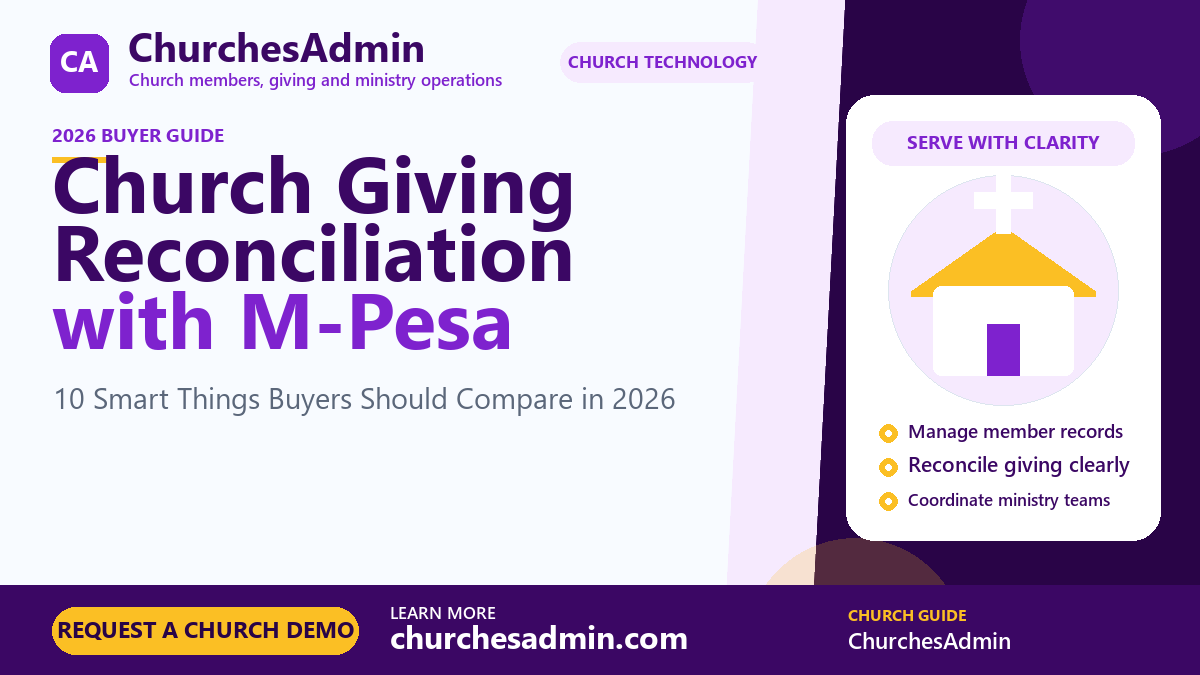 Church Giving Reconciliation with M-Pesa by ChurchesAdmin