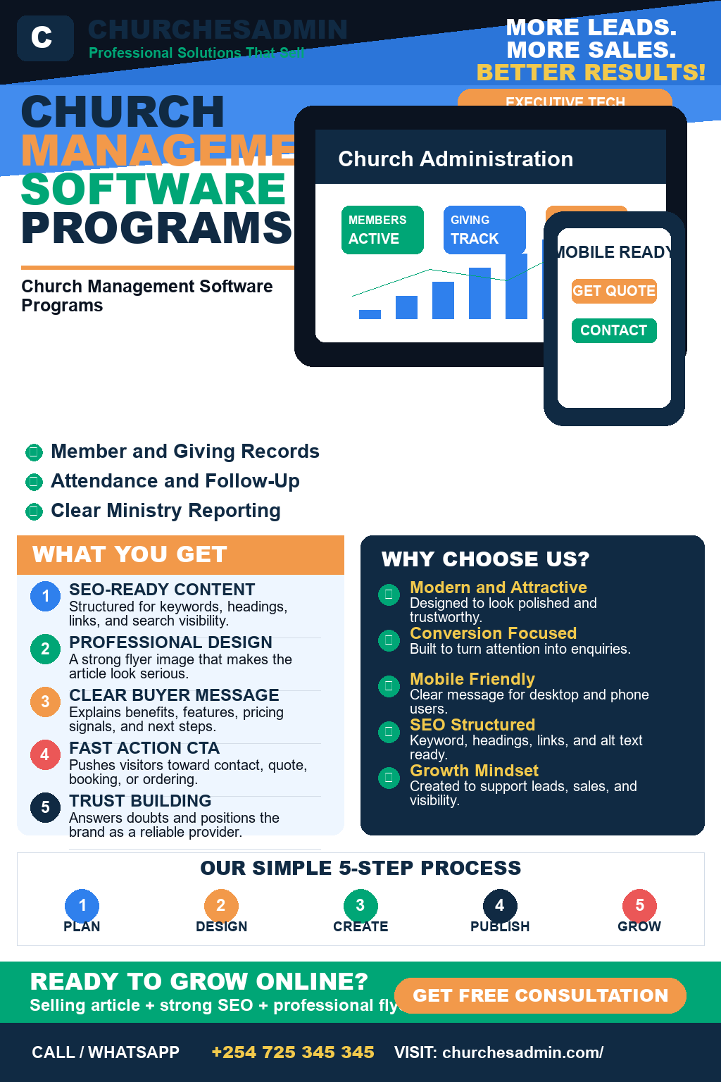 Church Management Software Programs