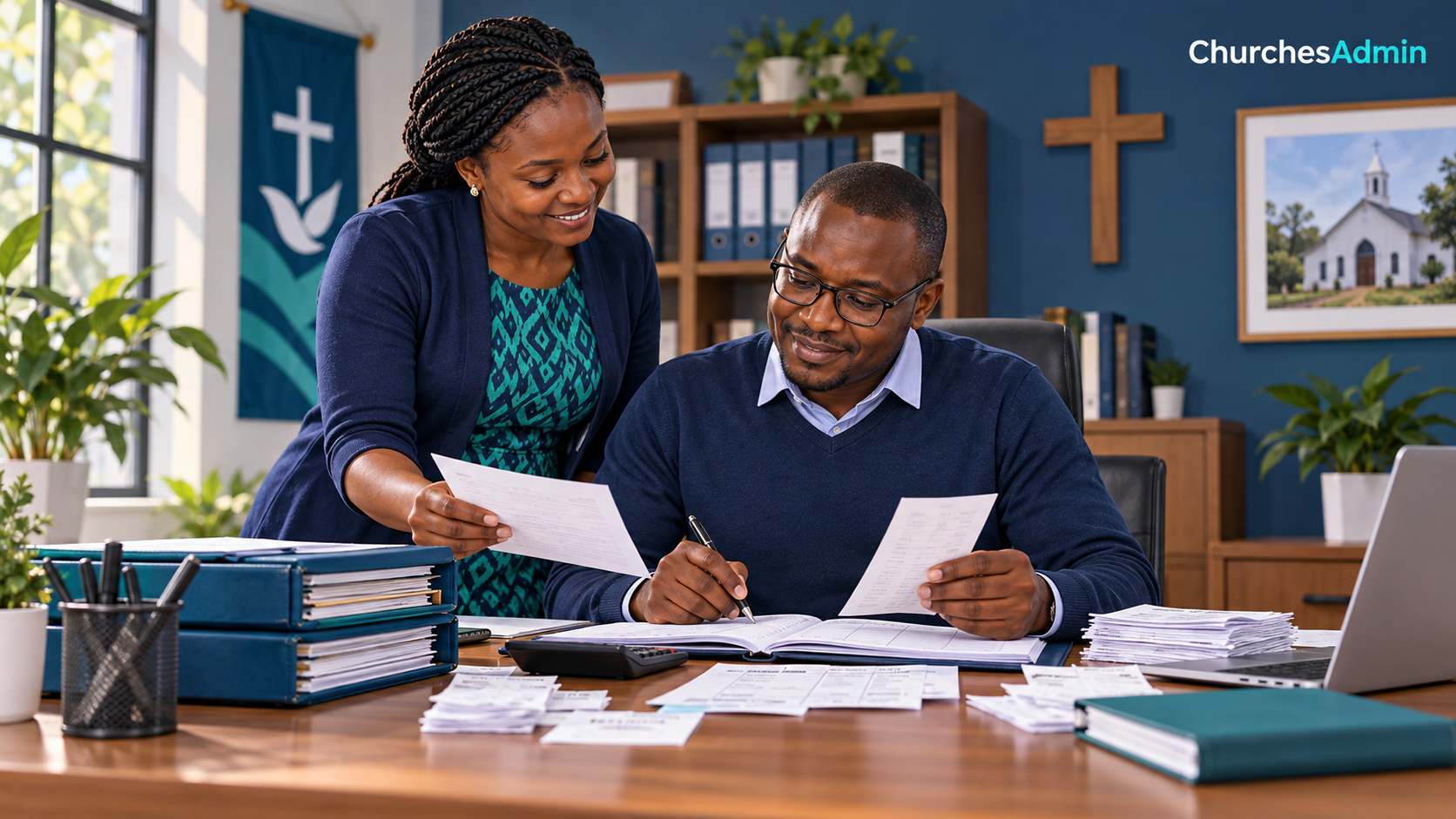church accounting software practical workflow illustration