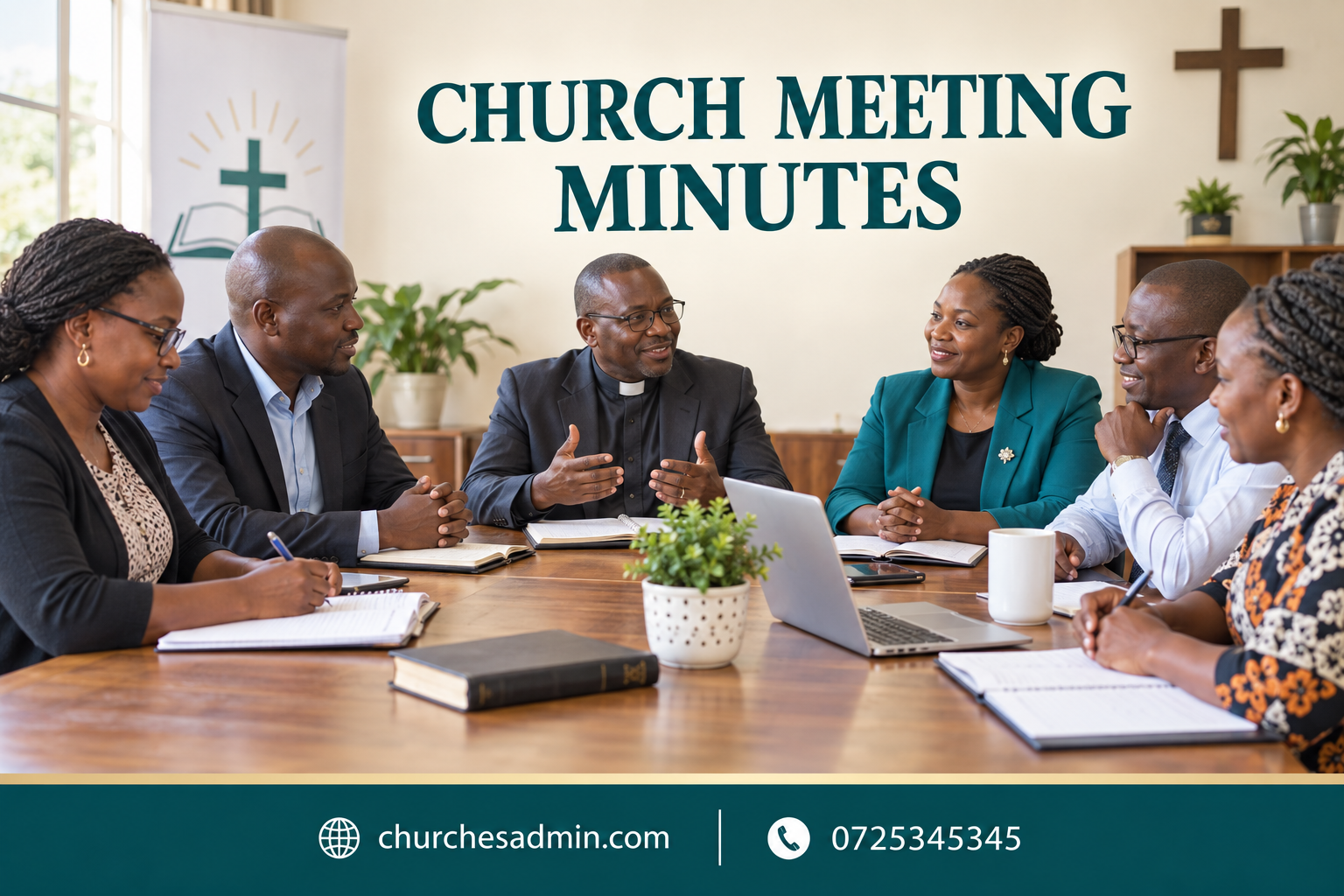 church meeting minutes: illustrative team workflow